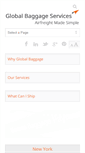 Mobile Screenshot of globalbaggage.com